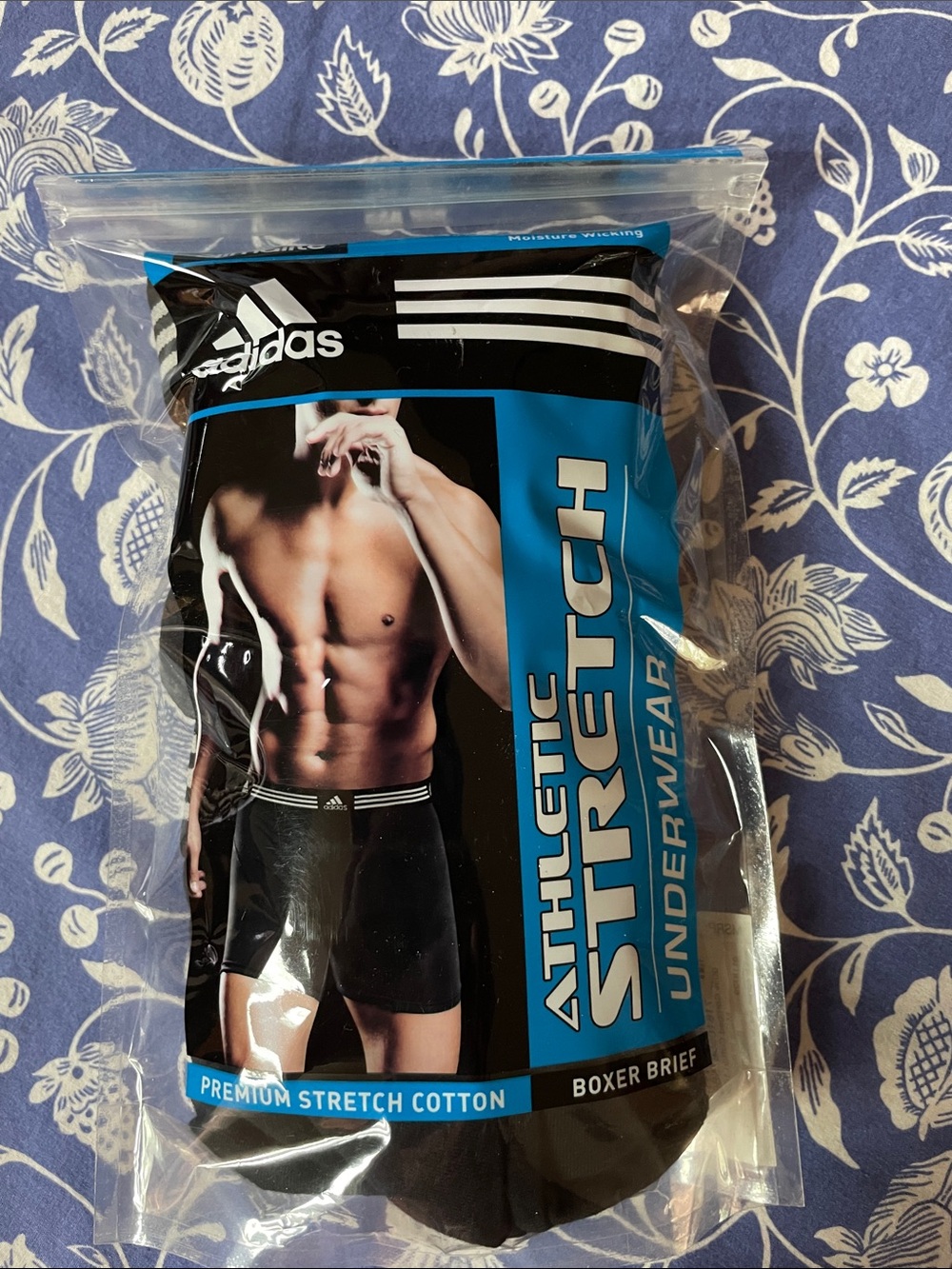 Adidas Men's Athletic Stretch Boxer Briefs 2-pack - Black